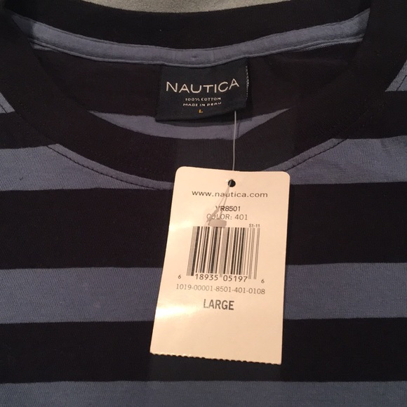 Nautica Long Sleeve Striped Shirt - Picture 2 of 3